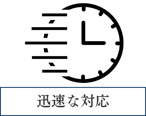 迅速な対応